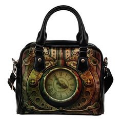 Piston Clock II Steampunk Handbag