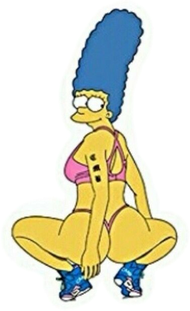 simpsons marge - Sticker by Megan A. Hall