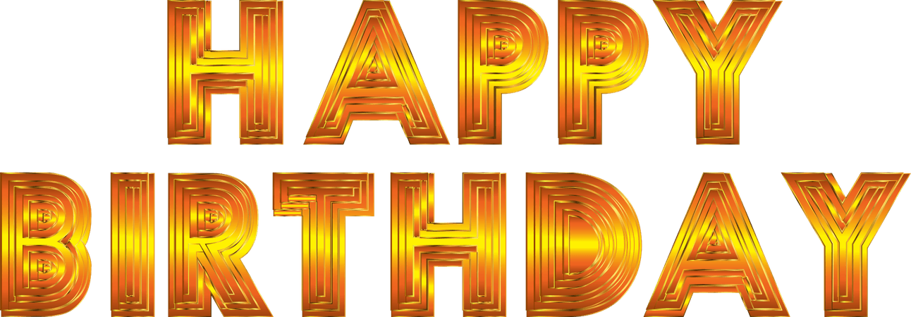 happy birthday png text - Happy Birthday Typography - Happy Birthday Big Text | #428362 - Vippng