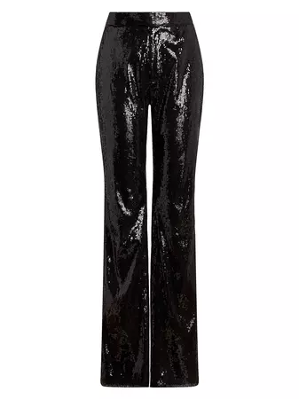 Shop Ralph Lauren Collection Sequin Straight-Leg Pants | Saks Fifth Avenue