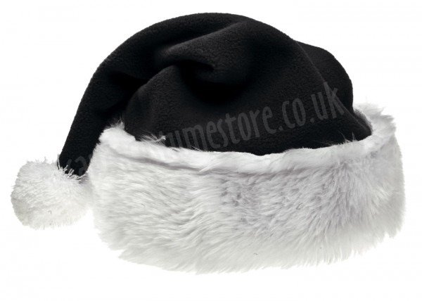 black Santa hat