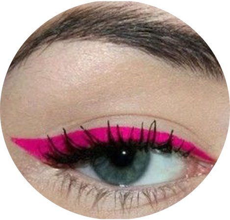 Eyeliner pink