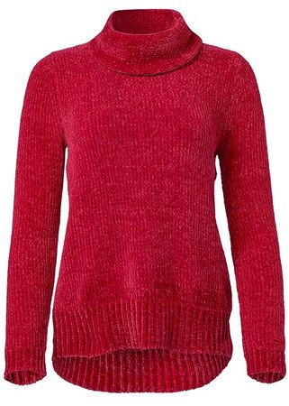 Turtleneck Sweater in Red | VENUS