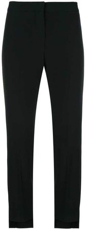 tuxedo-style cropped trousers
