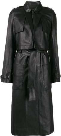 Harlow belted trench coat