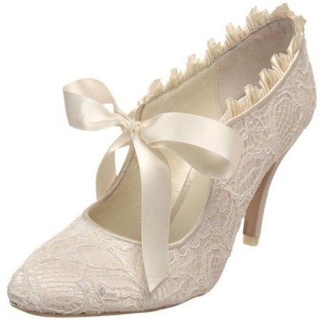 1940s bridal shoe