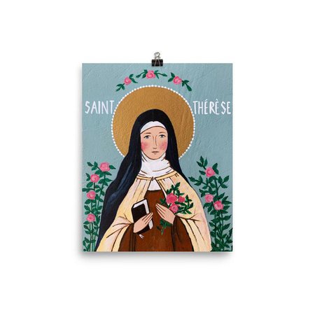Saint Thérèse of Lisieux Print | Etsy