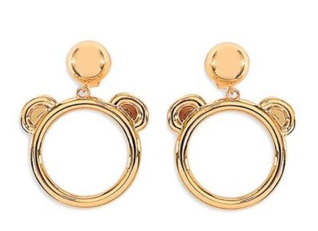 Moschino Teddy Bear Earrings