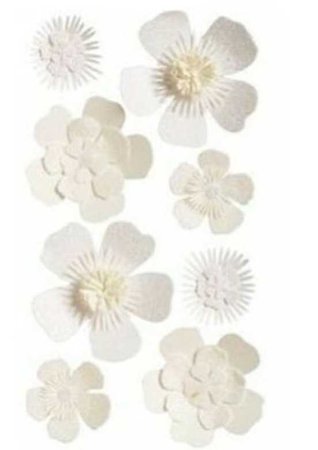 Offwhite Flowers - @byepolyvore PNG Collection