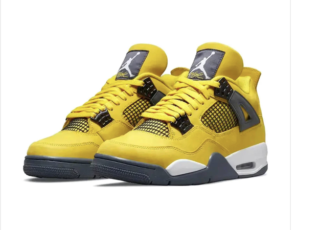 yellow Jordan 4s