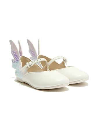 Sophia Webster Mini wing-embellished Ballerina Shoes - Farfetch