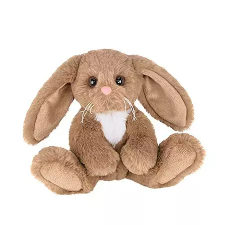 Berington Lil Benny Small Brown Plush Bunny Rabbit Stuffed Animal, 6 inches, Easter Bunny Rabbit, Easter Gift - Walmart.com