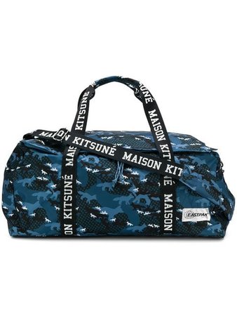 Maison Kitsuné x Eastpak Camouflage Print Duffle Bag