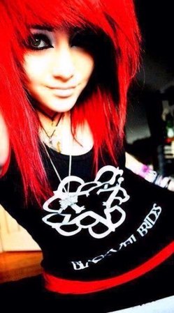 red hair teen