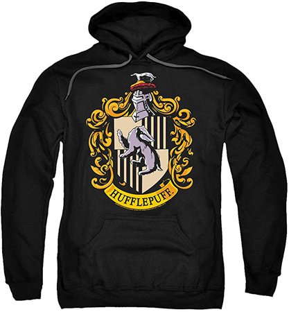 Amazon.com: Popfunk Harry Potter Hufflepuff Logo Pull-Over Hoodie Sweatshirt & Stickers (X-Large): Clothing