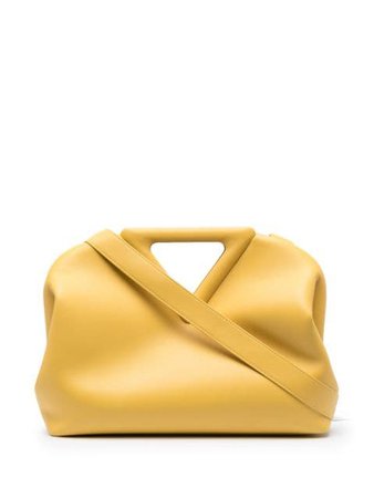 Bottega Veneta The Triangle tonal-design tote bag yellow 652446VCP40 - Farfetch
