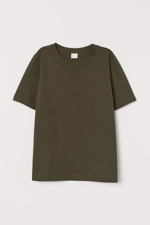 Cotton T-shirt - Green
