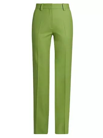 Shop Victoria Beckham Tailored Straight-Leg Trousers | Saks Fifth Avenue