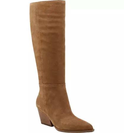 Marc Fisher LTD Challi Pointed Toe Knee High Boot (Women) | Nordstrom