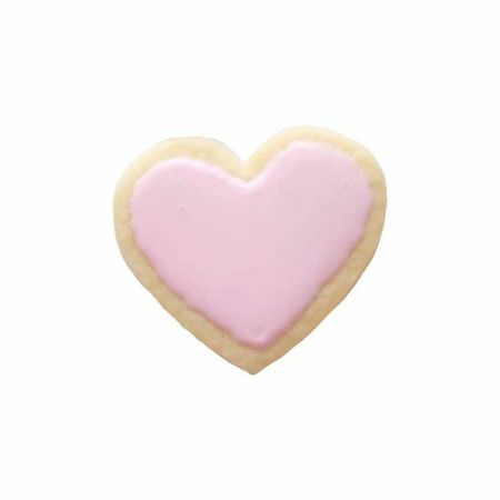 pink heart cookie