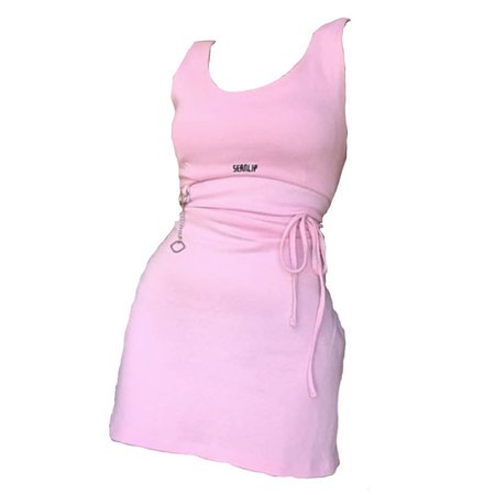 pink tight dress