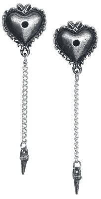 Witches Heart | Alchemy Gothic Earring Set | EMP