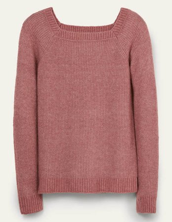 Queensberry Fluffy Sweater - Dusty Rose | Boden US