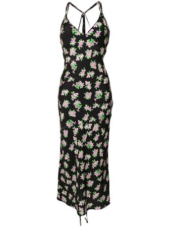 Natasha Zinko Pixel Flower Slip Dress - Farfetch
