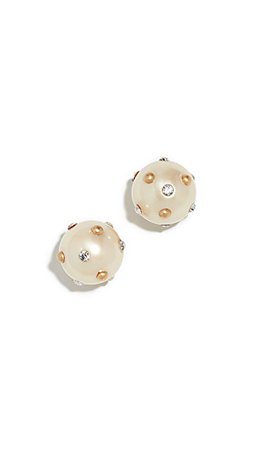 Kate Spade New York Imitation Pearls Pearls Pearls Stud Earrings | SHOPBOP