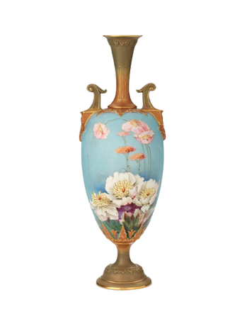 Vase, 1897, Worcester Royal Porcelain Co.