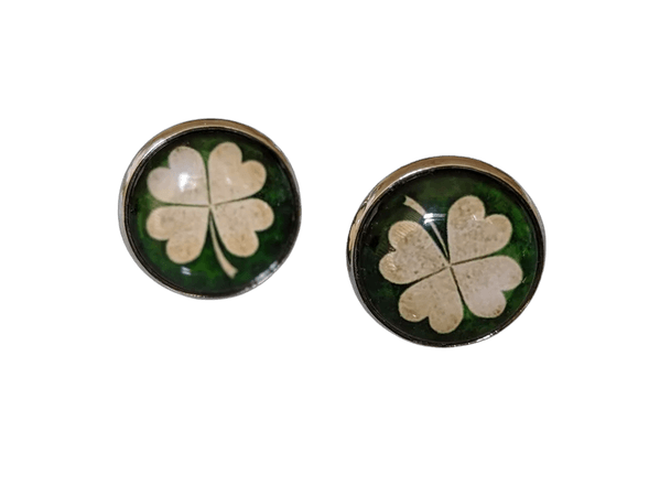 Irish Four Leaf Clover Cufflinks