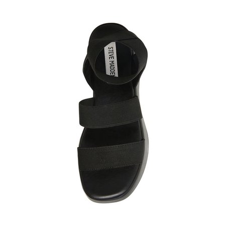 SASHES Black Platform Sandal | Women's Sandals – Steve Madden