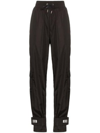 Black Off-White High-waisted Track Pants | Farfetch.com