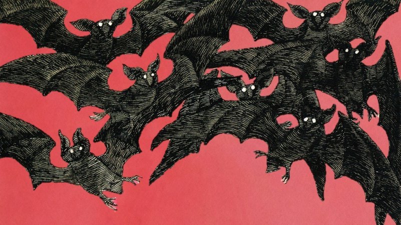 bats by Edward gorey