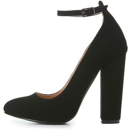 Black Heels w/ Ankle Strap