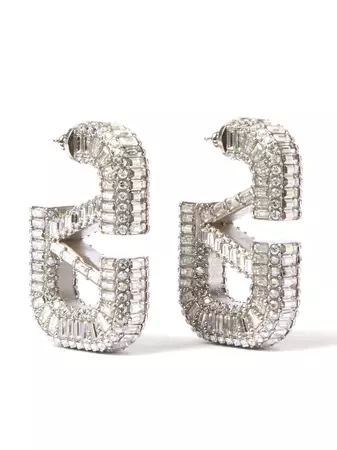 Valentino Garavani crystal-embellished earrings