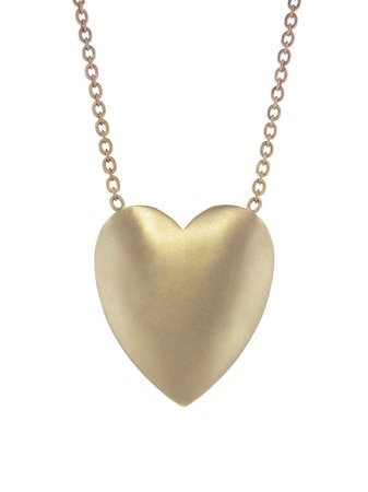 Irene Neuwirth - XL Flat Heart Necklace Rose Gold - Ylang 23