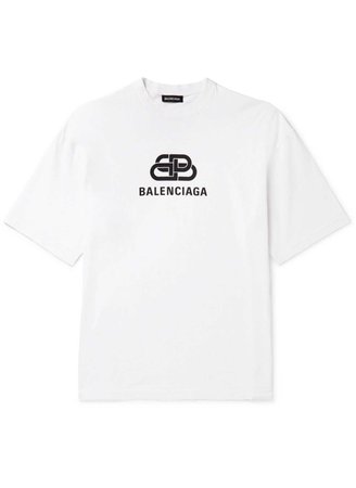 Balenciaga - Logo print top