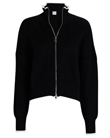 Varley Coleman Zip-Up Cotton Sweatshirt | INTERMIX®
