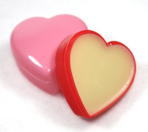 2 Large Heart Shaped Lip Balms vegan option by WizardAtWork, $12.00 | Vegan lip balm, Heart shaped lips, The balm