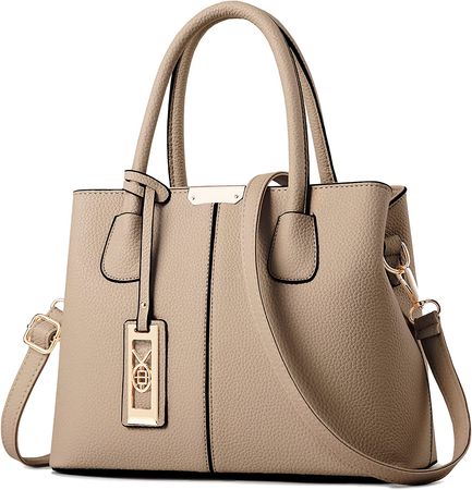 Amazon.com: CHICAROUSAL Purses and Handbags for Women Leather Crossbody Bags Women's Tote Shoulder Bag (Khaki) : Clothing, Shoes & Jewelry
