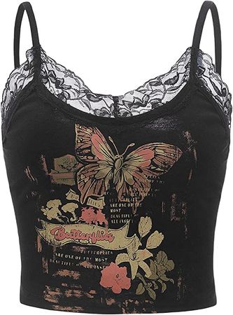 SOLY HUX Women's Y2k Gothic Lace