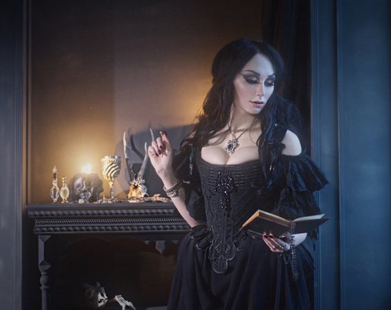 Salem Witch Style Corset Dress Jacquard Historical Rococo Stay | Etsy