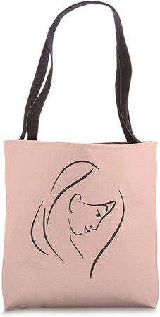 Amazon.com: Disney Princess Mulan Sketch Blush Pink Tote Bag : Clothing, Shoes & Jewelry