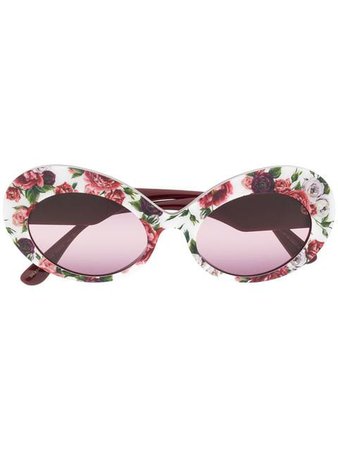 Dolce & Gabbana Eyewear floral blooms print sunglasses