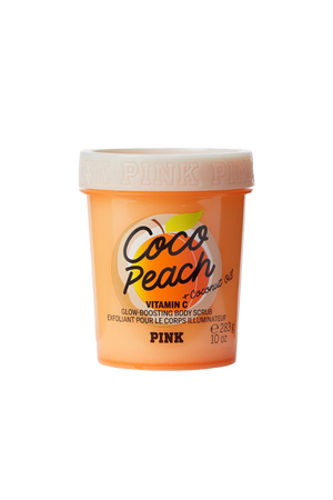 Pink COCO PEACH GLOW BOOSTING BODY SCRUB Coco Peach