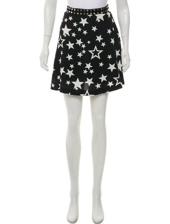 Diesel Black Gold Embellished Star Print Skirt - Clothing - WDBGD20215 | The RealReal