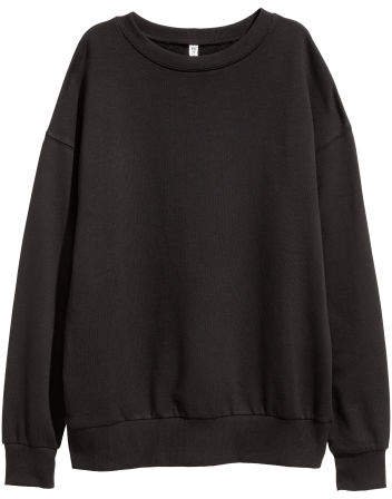 Oversized Sweatshirt - Black