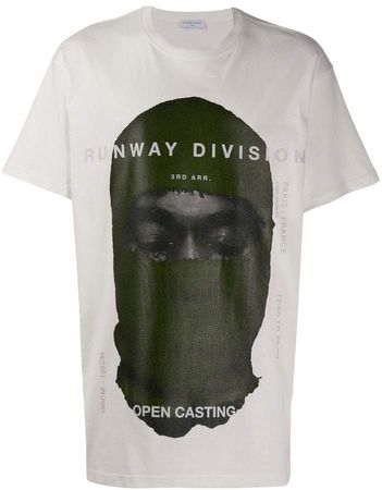 printed 'runway division' T-shirt