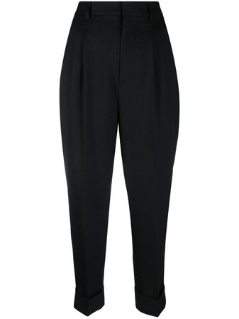 AMI Paris tapered cropped trousers - FARFETCH